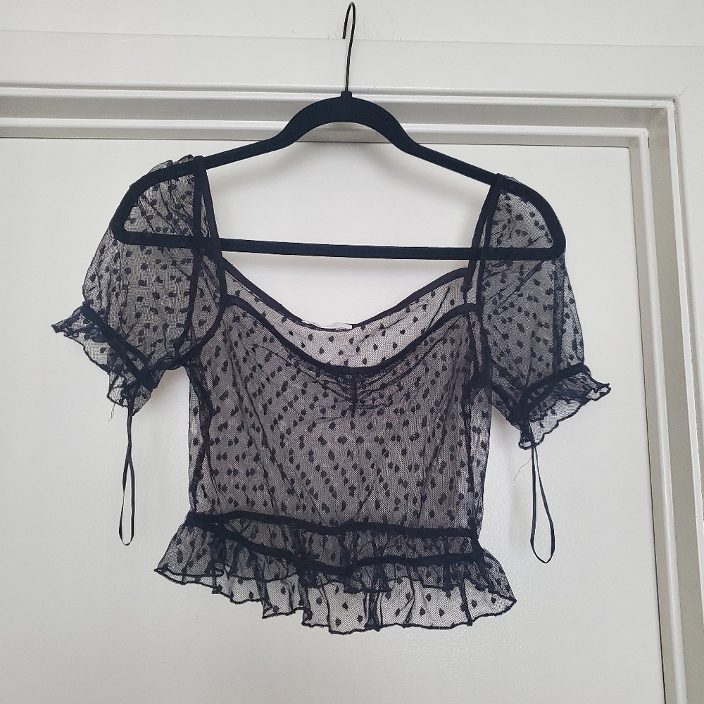 by the way size small crop top